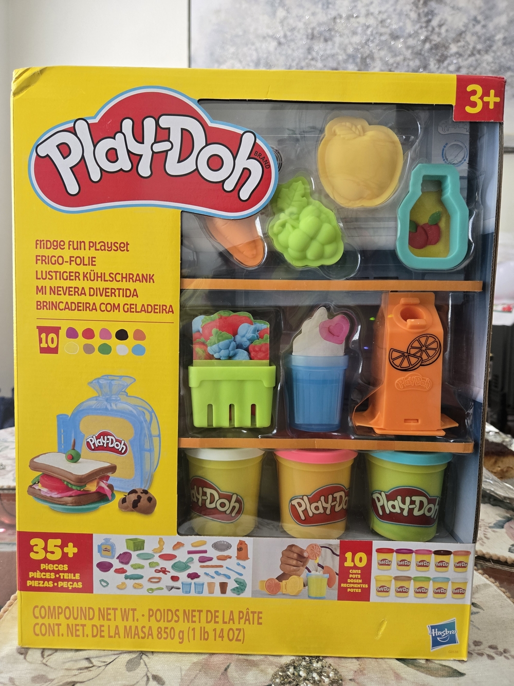 adidas Play-Doh Fridge Fun Playset – Yellow, Orange, Green, Blue, Pink - Picture 2 of 4